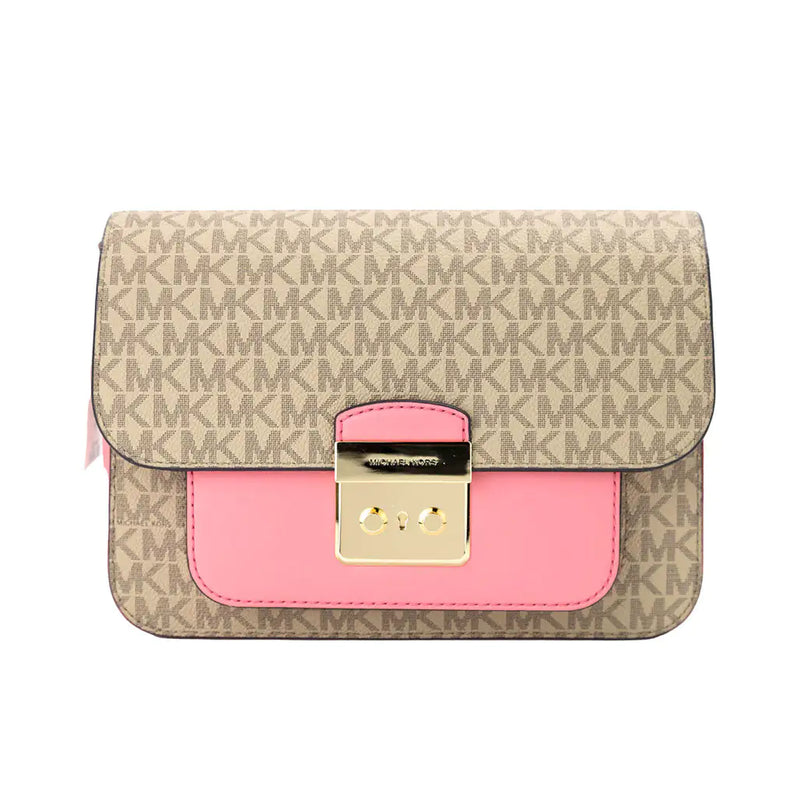 Michael Kors Sloan Editor Leather Flap Crossbody Bag